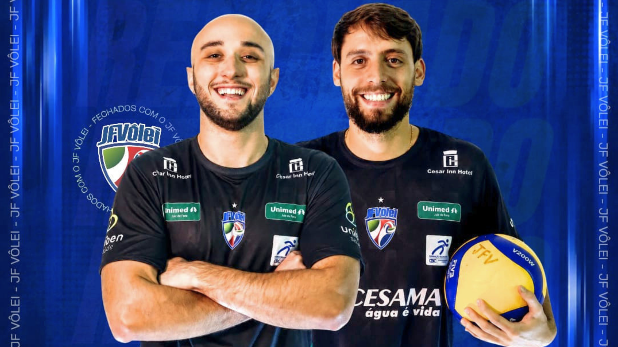 Leia mais sobre o artigo Tarik e Mococa permanecem no elenco do JF Vôlei