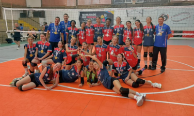 JF Vôlei faz dobradinha no pódio do Campeonato Regional Feminino Sub-14
