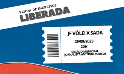 Venda de ingressos liberada para JF Vôlei x Sada Cruzeiro