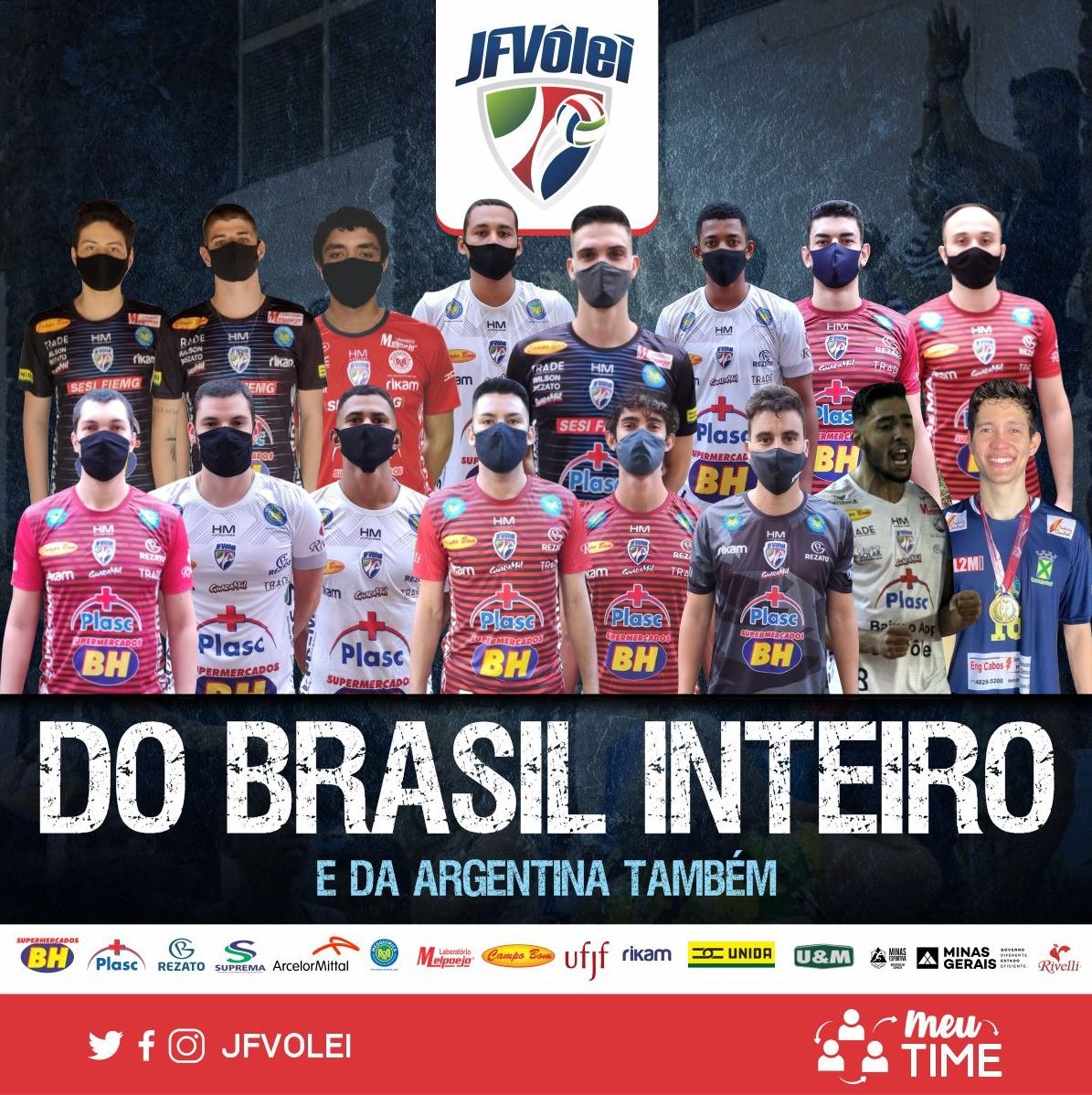 Leia mais sobre o artigo Elenco do JF Vôlei para Superliga B tem atletas de todo o Brasil